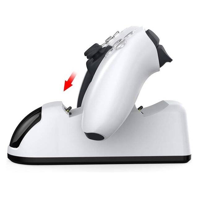 Dobe TP5-0515X PS5 Controller Charging Dock USB-C White - 2