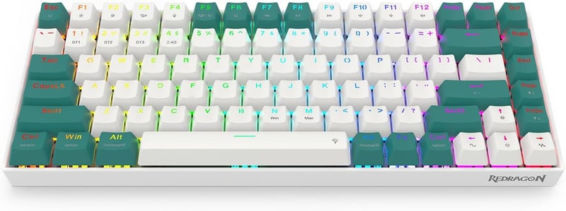 Redragon K678WG PRO TKL Mechanical Red Keyboard Dual-Mode RGB - 8