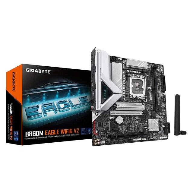 لوحة أم Gigabyte Eagle B860 Micro-ATX LGA1851 DDR5 WiFi 6 - 5