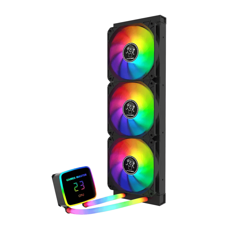 مبرد Games Master LZ360 Plus 360mm AIO سائل أسود - 2
