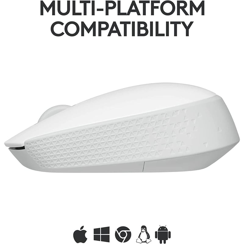 ماوس Logitech M171 1000 DPI لاسلكي وردي - 11