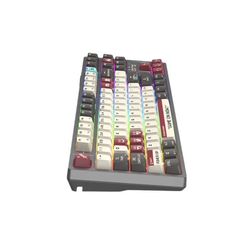 Bloody WS87 TKL Mechanical Keyboard Pixels Red Dual-Mode - 5