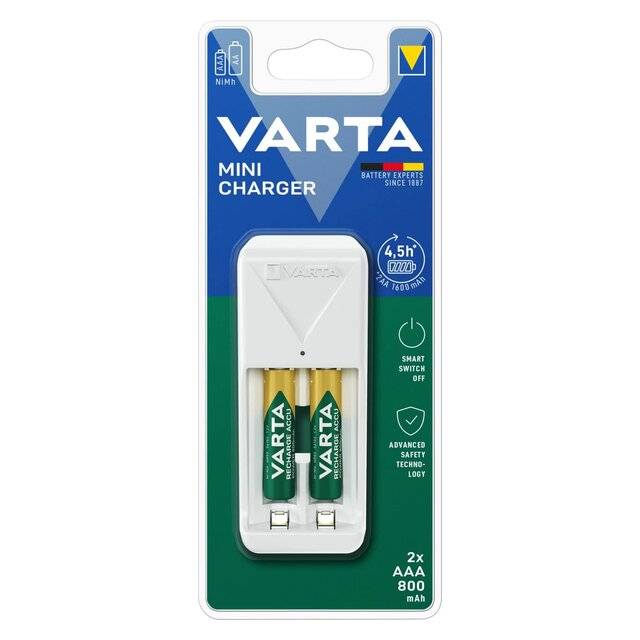 شاحن Varta Mini 1W شاحن حائط لبطاريات 2×AAA - 4