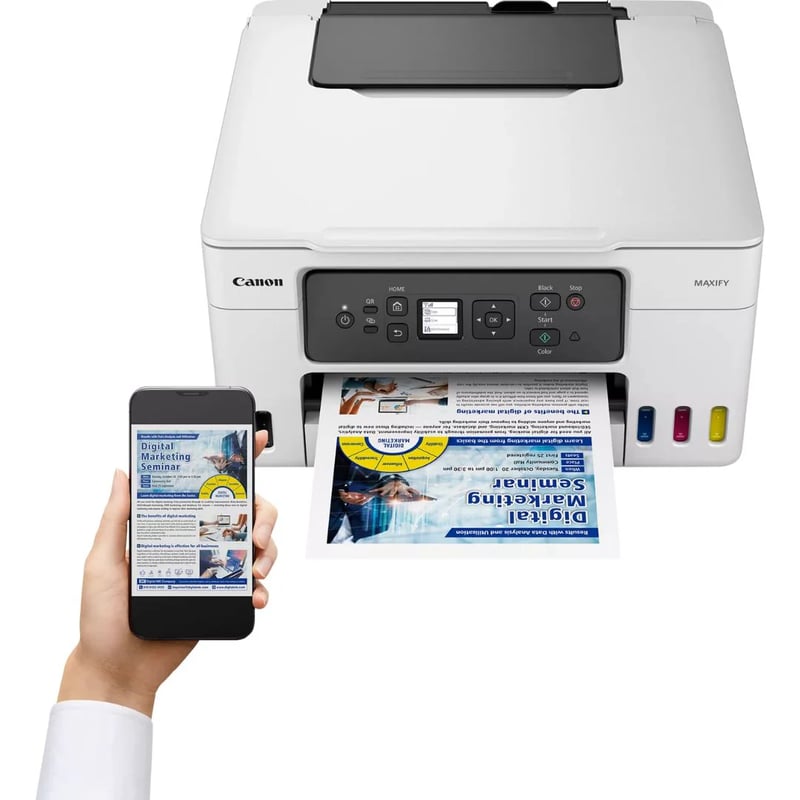 Canon MAXIFY GX3040 Wireless MegaTank 3-in-1 Inkjet Printer - 2