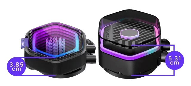 مبرد Cooler Master Atmos II 360mm مائي - 4