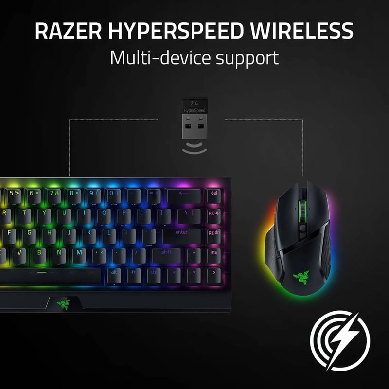 ماوس Razer Basilisk V3 Pro 30000 DPI Wireless RGB - 11
