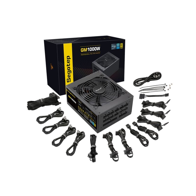 Segotep GM1000W 1000W 80+ Gold Full Modular ATX 3.1 PSU - 2