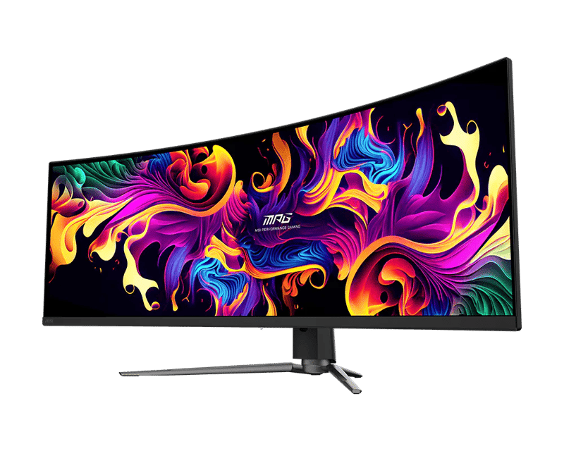 MSI MPG 491CQP QD-OLED 49" DQHD 144Hz 0.03ms 1800R Curved Ultrawide Gaming Monitor - 5