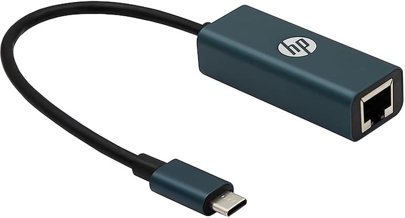 محول HP DHC-CT208 USB إلى RJ45 ألومنيوم - 4