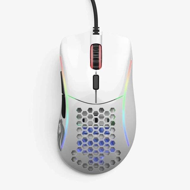 Glorious Model D- Wired Gaming Mouse Glossy White - 5