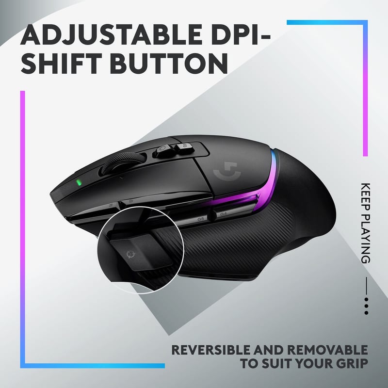 ماوس Logitech G502 X Plus 25600 DPI Lightspeed Wireless RGB أبيض - 10
