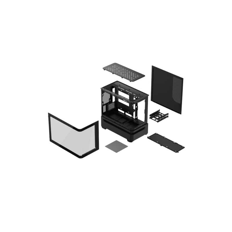 كيس ASUS Prime AP202 Micro-ATX أسود زجاج منحني - 9