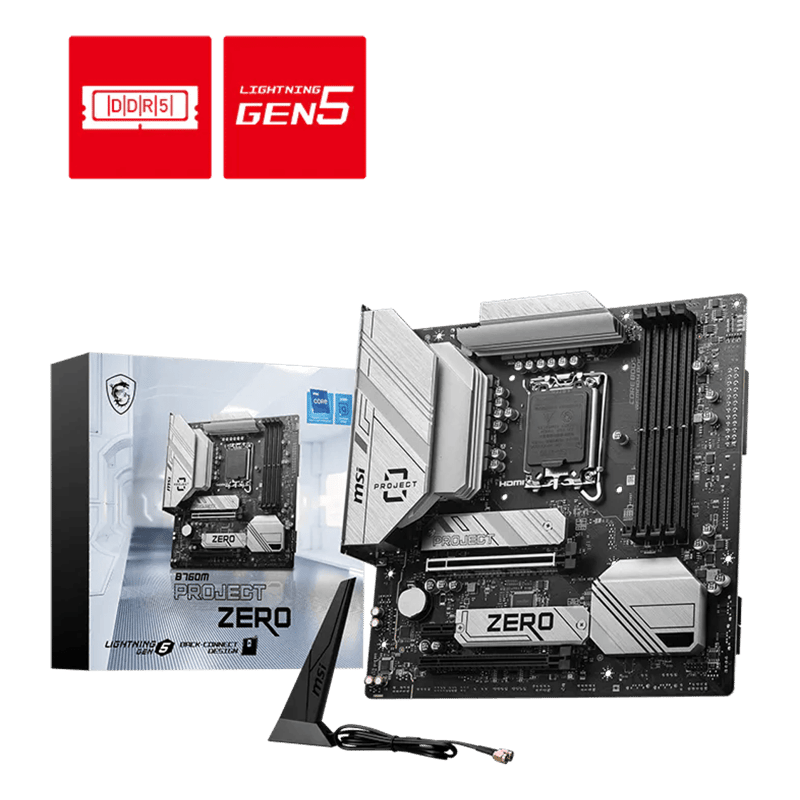 لوحة أم MSI B760 Micro-ATX DDR5 LGA1700 - 1