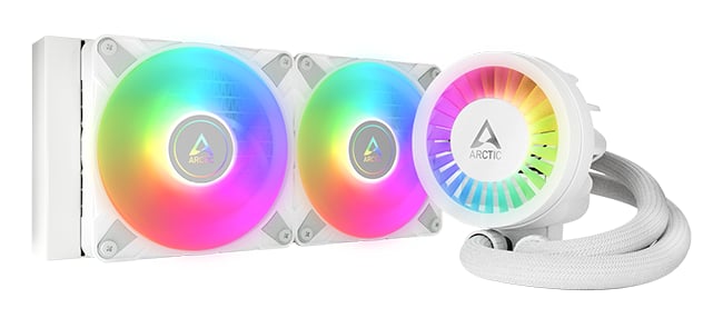 Arctic Liquid Freezer III 240 A-RGB AIO Liquid Cooler White - 2