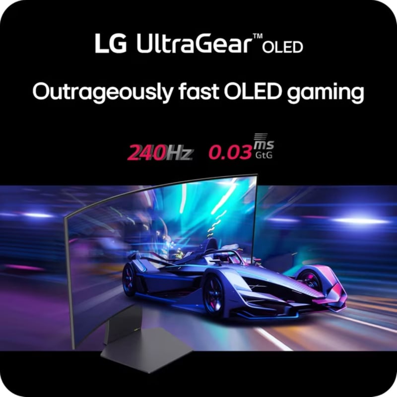 شاشة LG UltraGear 45GS95QE-B 45″ 3440x1440 240Hz OLED 800R منحني - 9