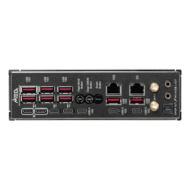 MSI MEG X870E Godlike E-ATX Motherboard AM5 DDR5 Black - 14