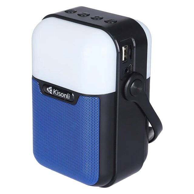 Kisonli Q7S 2.0 Channel 5W Bluetooth Speaker Blue - 1