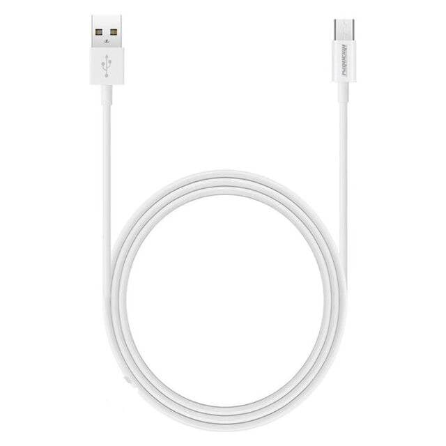 كيبل RockRose Zeta USB-A إلى Micro USB 100cm أبيض - 2