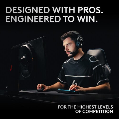 كيبورد Logitech G Pro X 60% Optical-Mechanical لاسلكي RGB أسود - 17