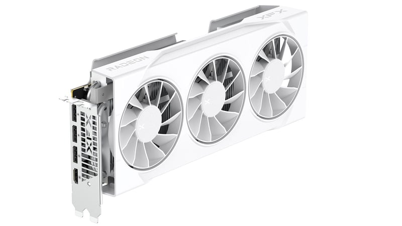 XFX Swift AMD Radeon RX 9070 GRE White Triple Fan Gaming Edition 12GB Graphics Card - 7