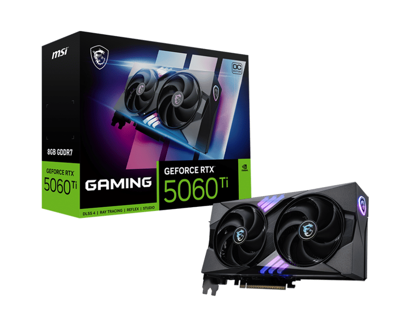 MSI Gaming GeForce RTX 5060 Ti 8GB GDDR7 OC Edition - 1
