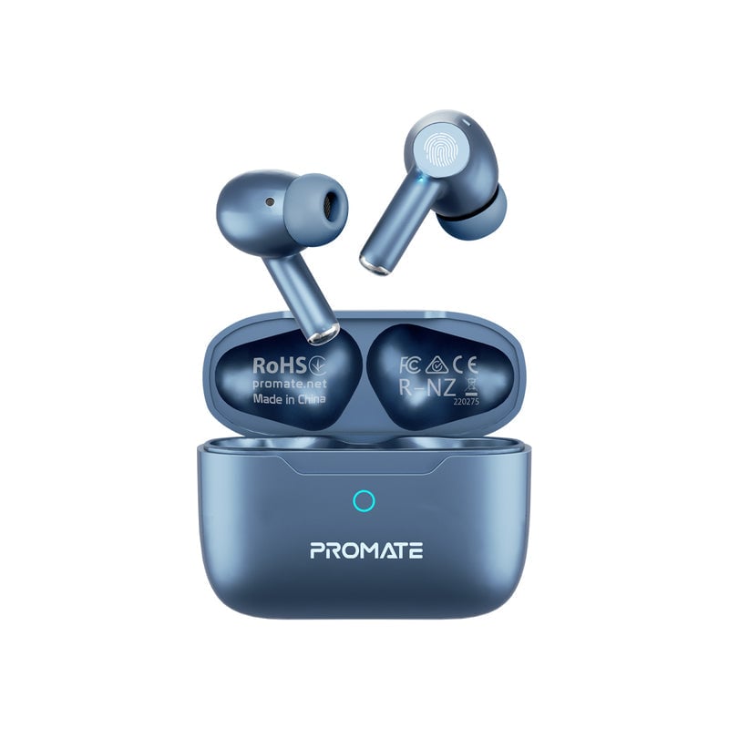 سماعات Promate ProPods TWS بلوتوث 5.3 ANC أبيض - 6