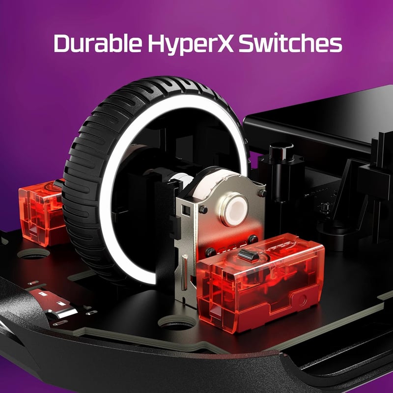 ماوس HyperX Pulsefire Haste 2 26000 DPI Dual-Mode 61g أسود - 6