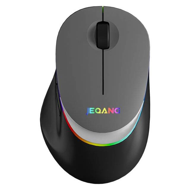 ماوس Jeqang JE-D227 1600 DPI RGB Dual-Mode رمادي - 1