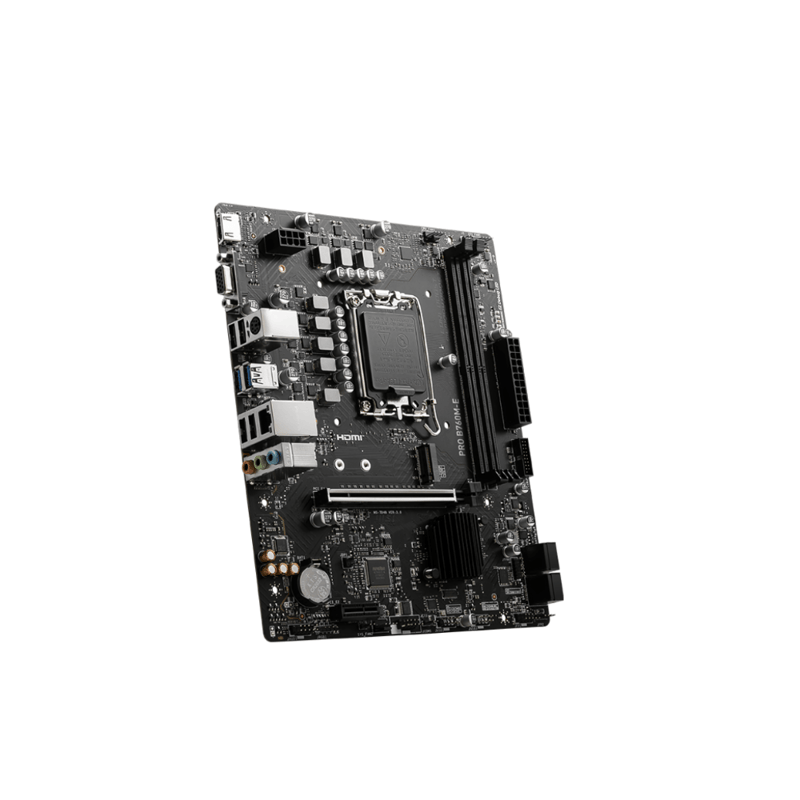لوحة أم MSI B760M-E Pro B760 LGA1700 Micro-ATX DDR5 - 5