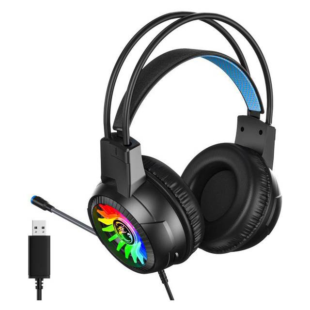 iMice HD-490 Wired Gaming Headset with Microphone RGB - 2