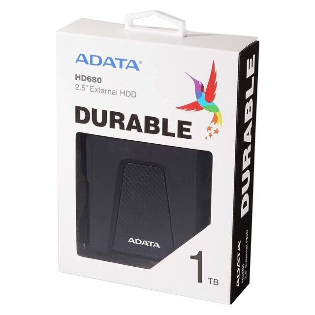 هارد خارجي ADATA HD680 1TB USB 3.2 أسود - 4