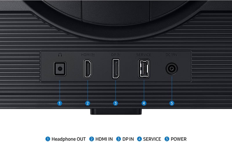 Samsung Odyssey G6 27" QHD 350Hz IPS Gaming Monitor - 9