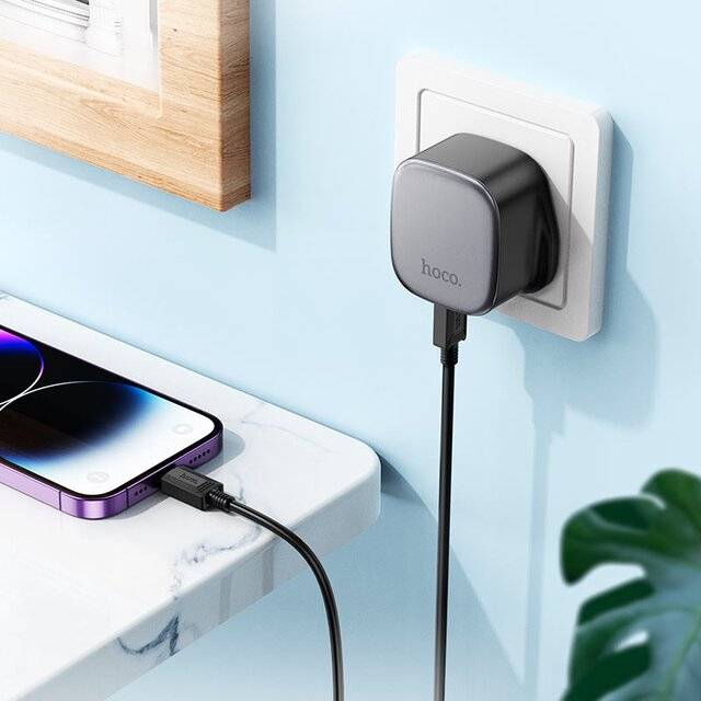 شاحن Hoco CS32B 20W Dual Port أسود - 4