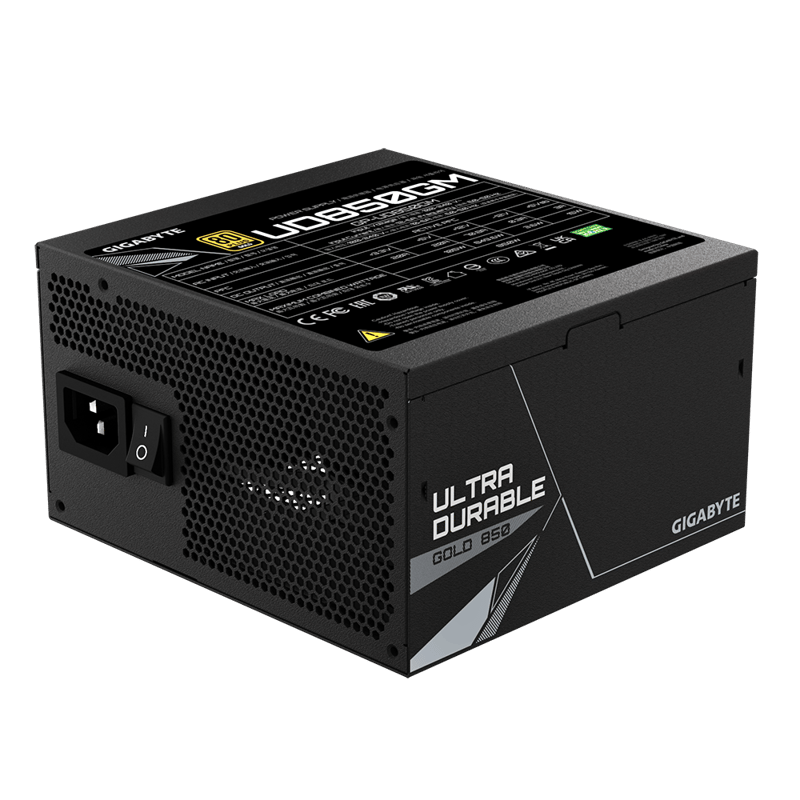 باور سبلاي Gigabyte UD850GM 850W 80+ Gold بالكامل مودولار أسود - 8