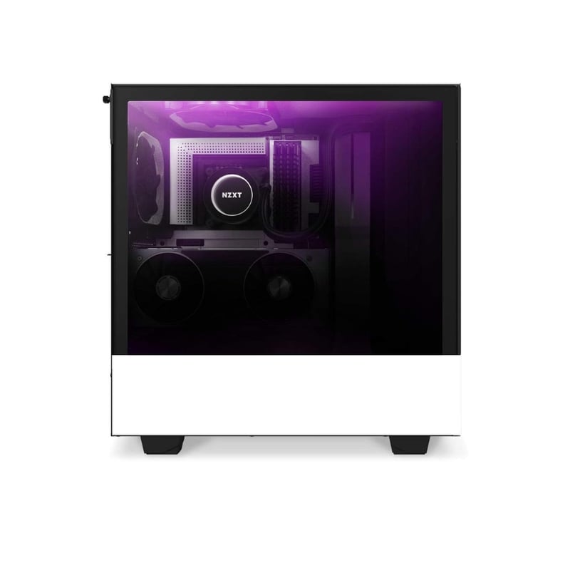كيس NZXT H510 Elite Mid-Tower ATX Mini-ITX أبيض - 2