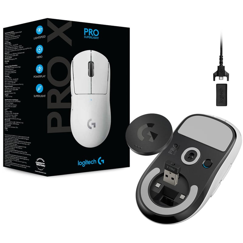 ماوس Logitech G Pro X Superlight 25600 DPI Wireless أحمر - 11
