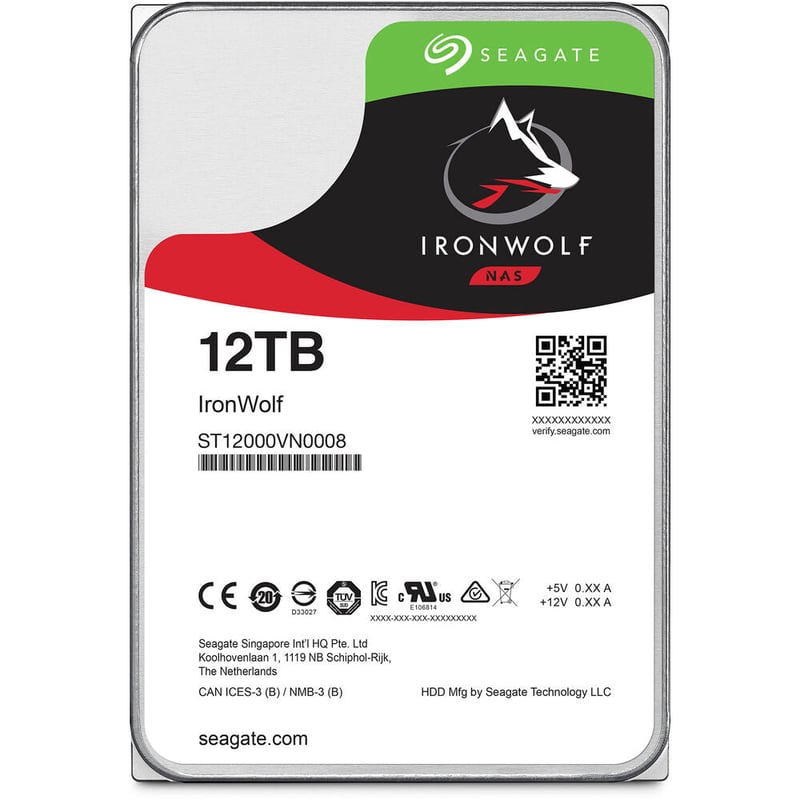 هارد Seagate IronWolf 12TB SATA 3.5″ - 3
