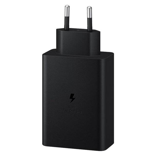 شاحن Samsung Trio 65W بمنفذين USB-C + USB-A - 3