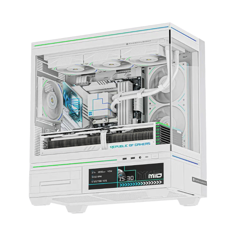 كيس Thermalright TL-M10 Vision Micro-ATX أبيض ARGB - 1