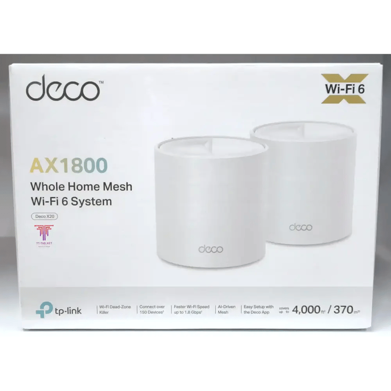 TP-Link Deco X20 AX1800 WiFi 6 Dual-Band Mesh System - 2