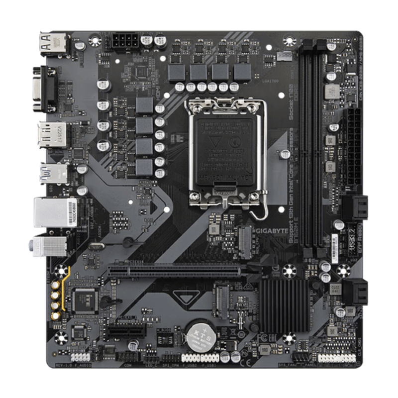 لوحة أم Gigabyte B760M E Intel B760 LGA1700 Micro-ATX أسود - 3