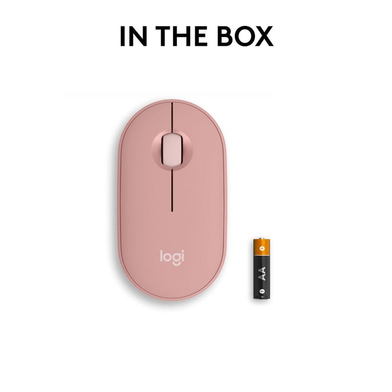 ماوس Logitech Pebble Mouse 2 M350s 4000 DPI لاسلكي رمادي - 29