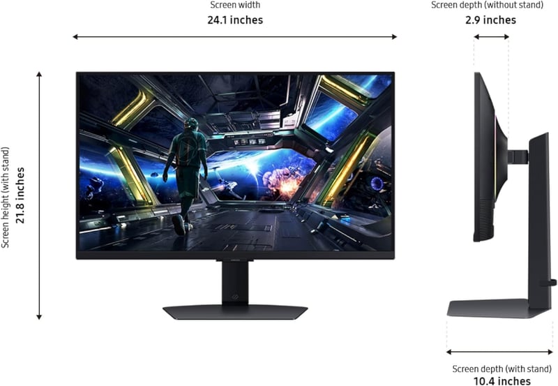 Samsung Odyssey G7 G70D 27" 4K 144Hz IPS Gaming Monitor - 5