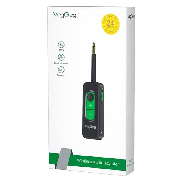 محول VegGieg V-UB505 بلوتوث 5.4 لاسلكي 3.5mm - 3