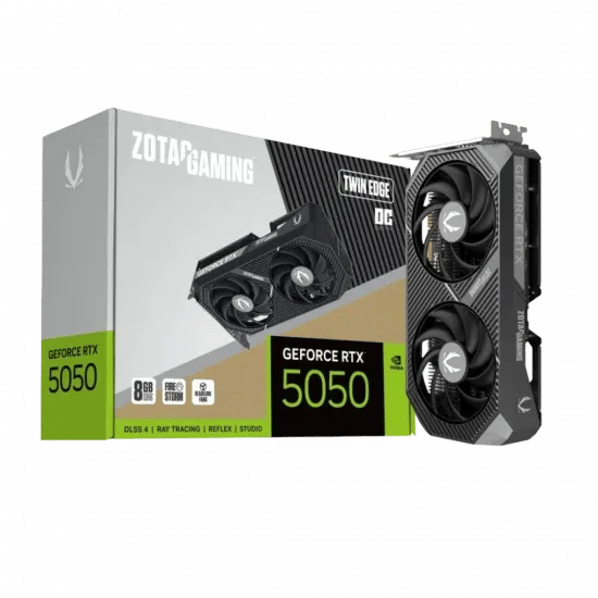 كارت شاشة Zotac Gaming GeForce RTX 5050 8GB GDDR6 Twin Edge OC Edition - 9
