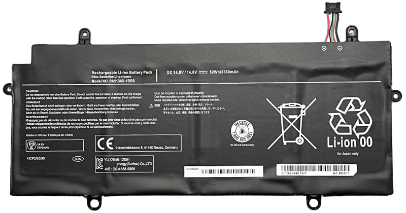 Zoom Laptop Battery PA5136 Toshiba Portege Z30 - 3