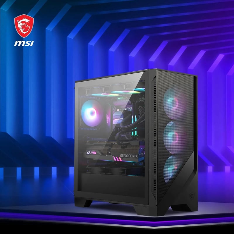 كيس MSI MAG Forge 320R Mid-Tower ATX أبيض - 9