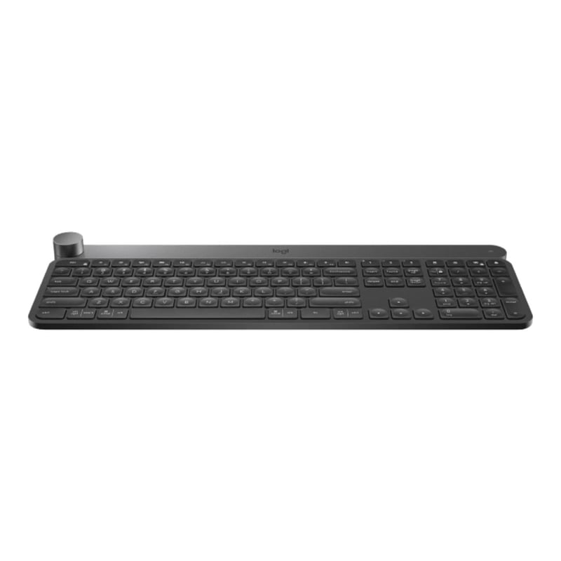 كيبورد Logitech Craft Full-Size لاسلكي بلوتوث 2.4GHz أحمر - 3