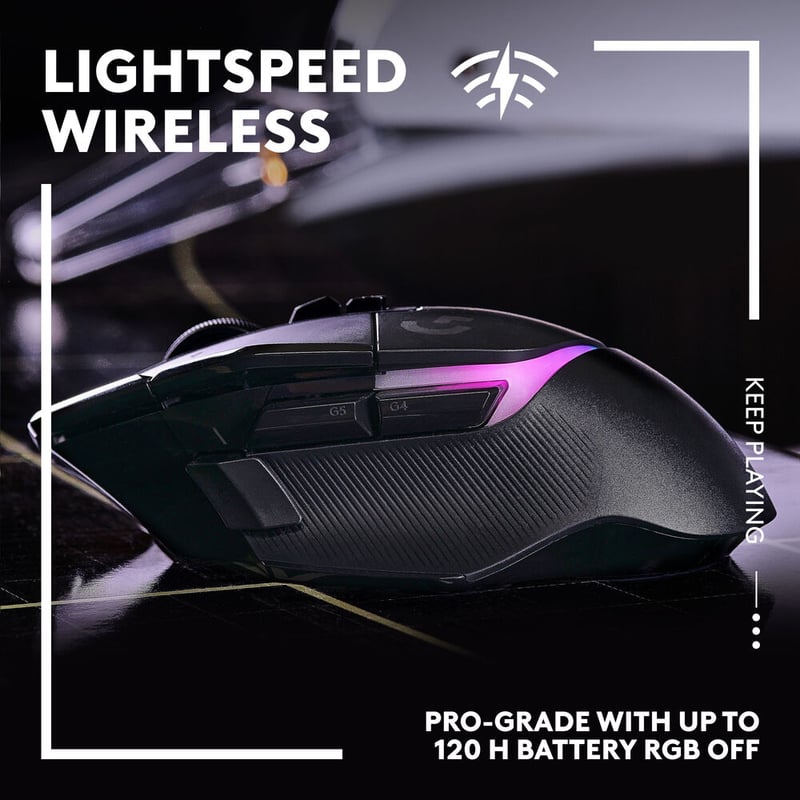 ماوس Logitech G502 X Plus 25600 DPI Lightspeed Wireless RGB أبيض - 8