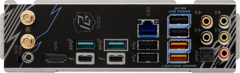 مذربورد أزروك Z890 Lightning WiFi لمعالجات LGA 1851 مقاس ATX مع DDR5 و PCIe 5.0 و Thunderbolt 4 - 5